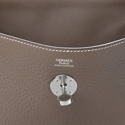 Hermes Taurillon Clemence Lindy 30 Etoupe 6 of 13
