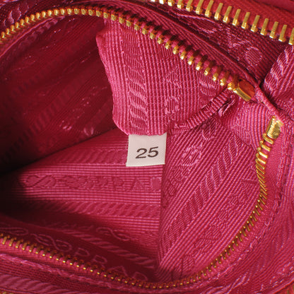 Prada Suede Box Shoulder Bag Peonia 7 of 8