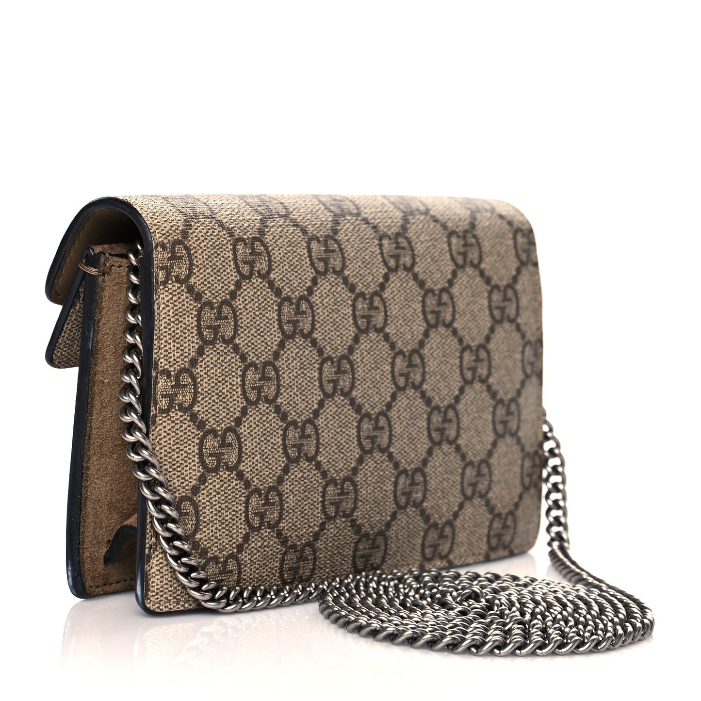 GG Supreme Monogram Super Mini Dionysus Shoulder Bag Taupe