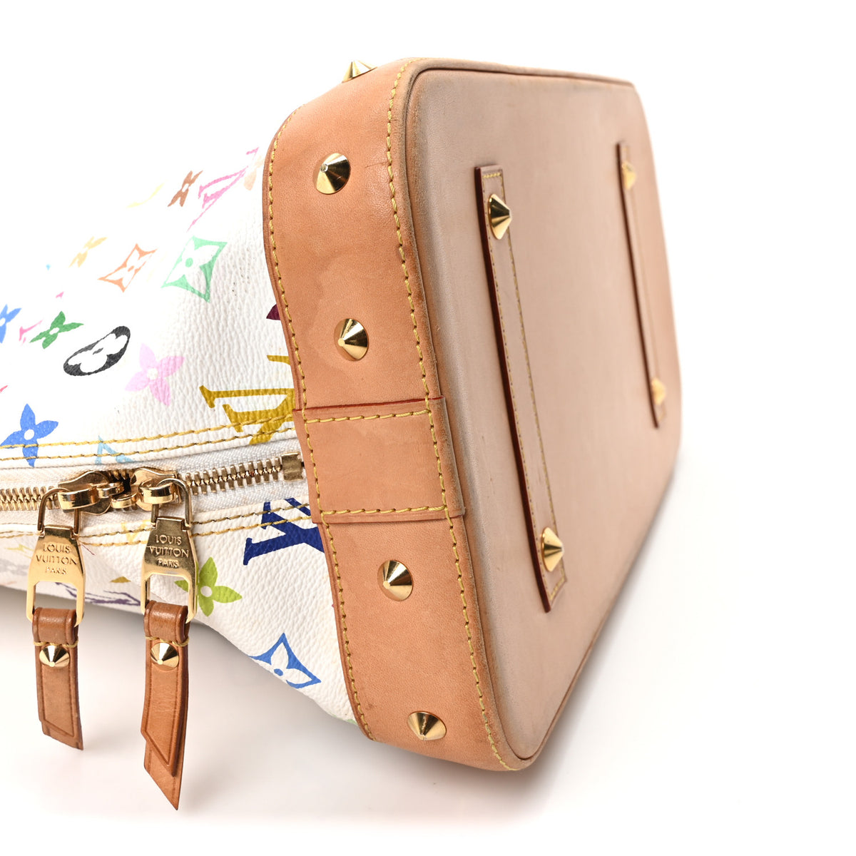 Louis Vuitton Monogram Multicolor Alma GM White 7 of 8