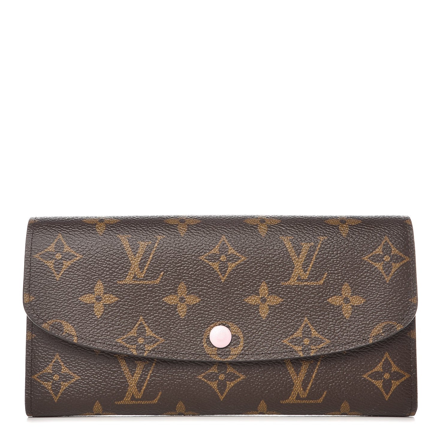 Monogram Emilie Wallet Rose Ballerine