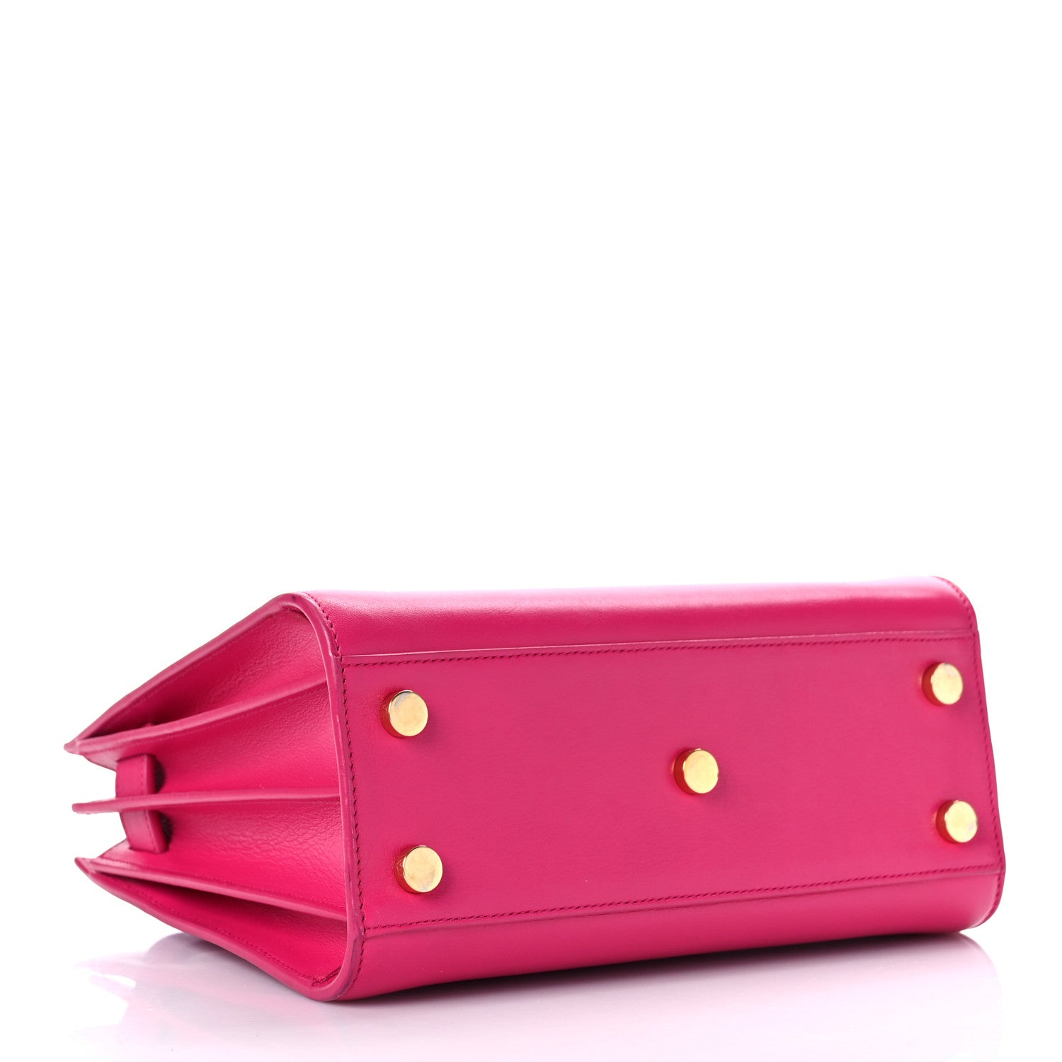 Saint Laurent Calfskin Nano Sac De Jour Lipstick Fuchsia 3 of 9