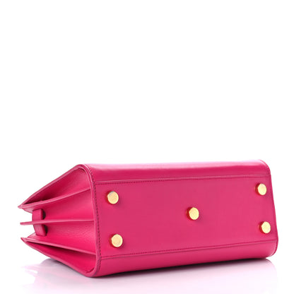 Saint Laurent Calfskin Nano Sac De Jour Lipstick Fuchsia 3 of 9