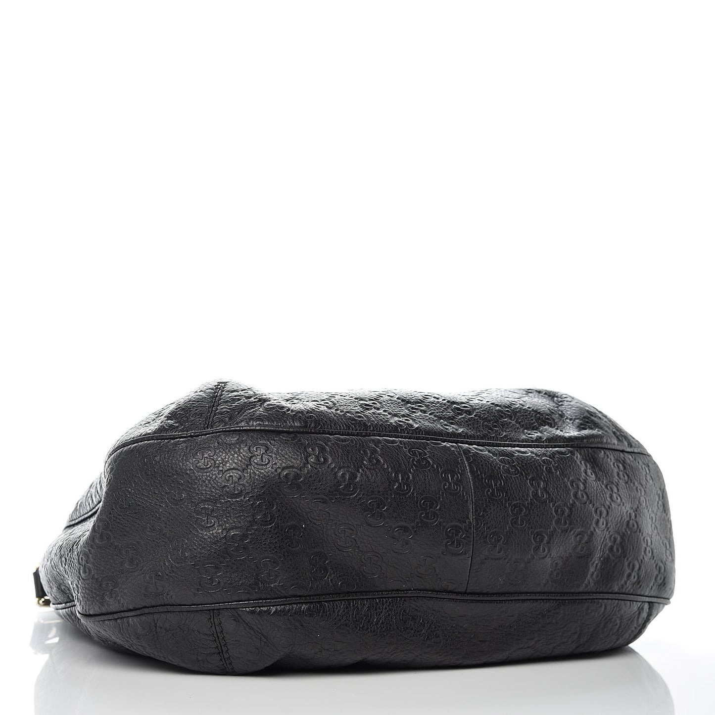 Guccissima Large New Ladies Web Hobo Black