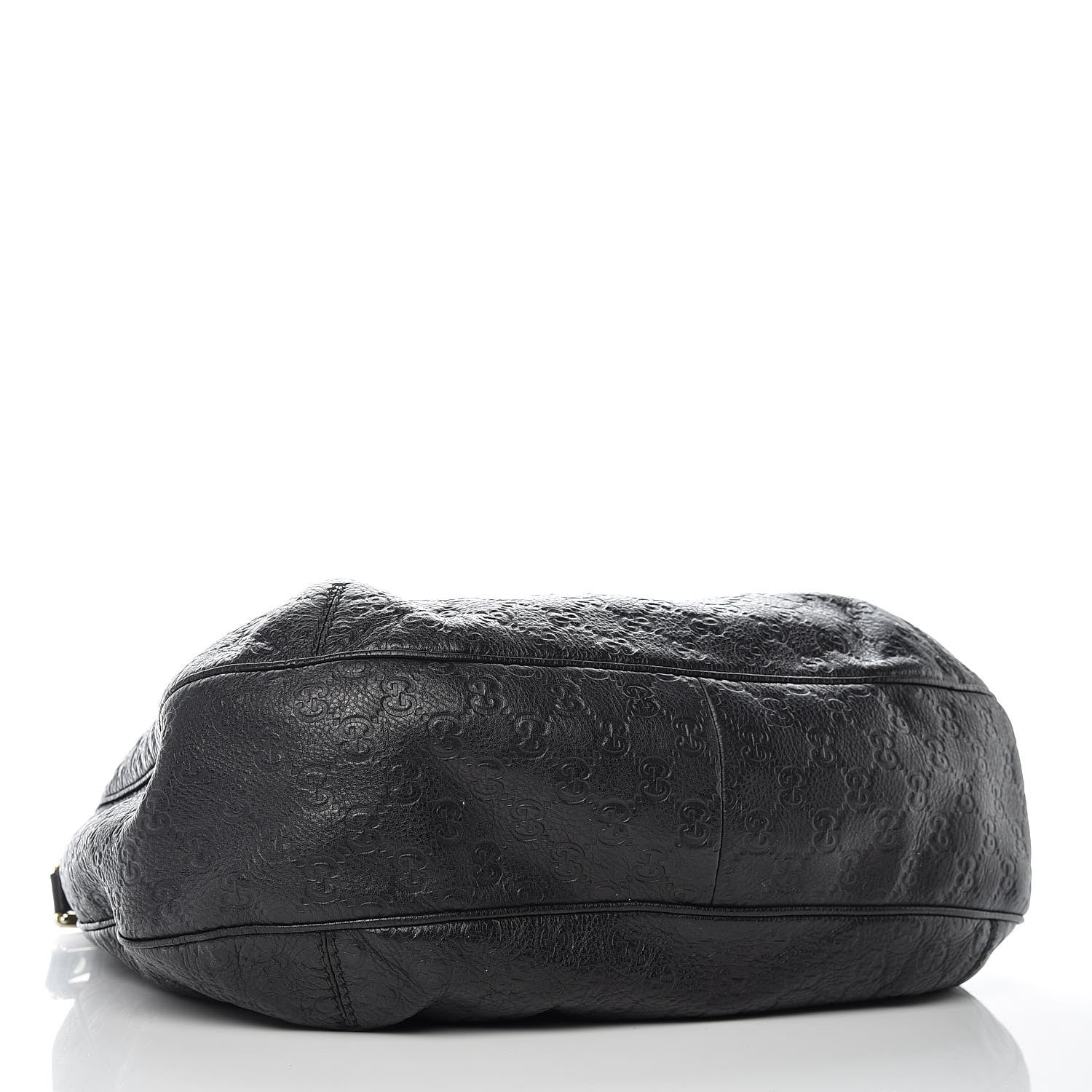 Gucci Guccissima Large New Ladies Web Hobo Black 4 of 11