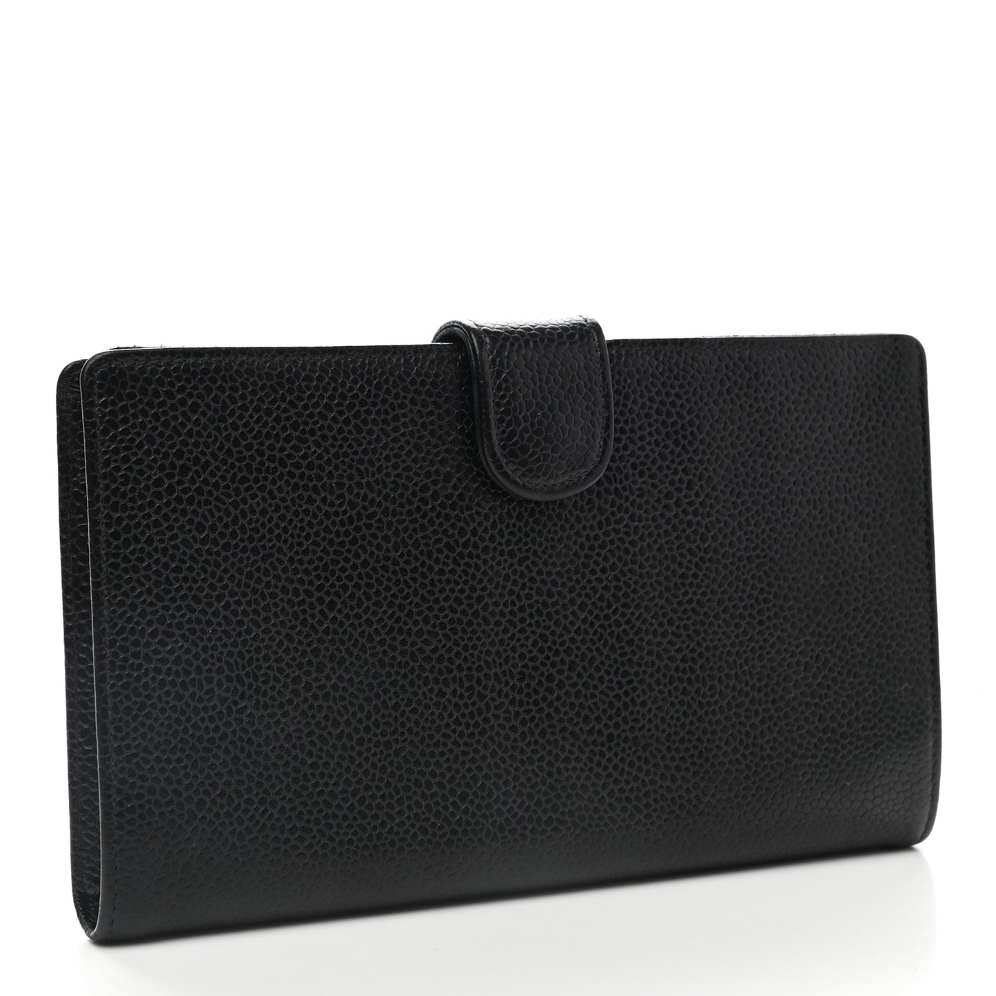 Caviar Timeless CC French Wallet Black