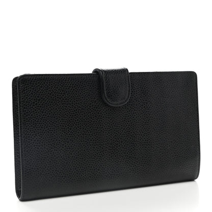 Chanel Caviar Timeless CC French Wallet Black 3 of 8