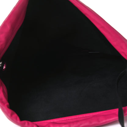 Saint Laurent Lambskin Teddy Drawstring Bag Freesia 4 of 5