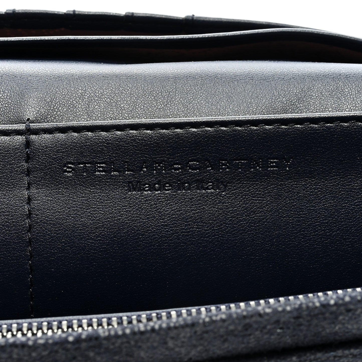 Shaggy Deer Falabella Flap Wallet Navy