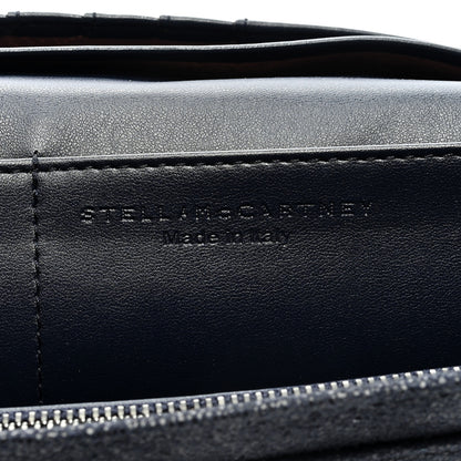 Stella McCartney Shaggy Deer Falabella Flap Wallet Navy 6 of 6
