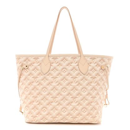 Louis Vuitton Empreinte Monogram Summer Stardust Neverfull MM Beige Clair 3 of 11