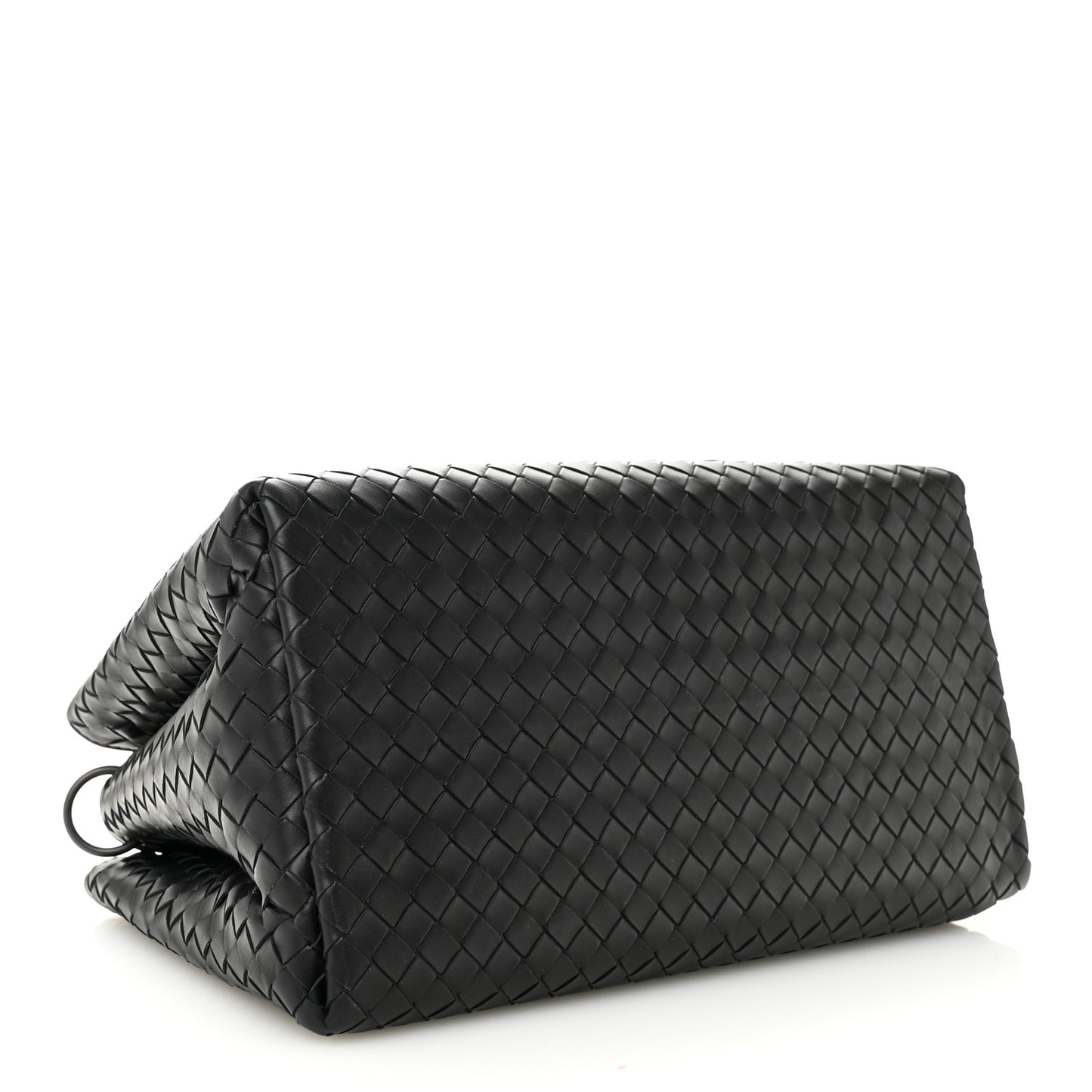 Nappa Intrecciato Medium Roma Tote Black