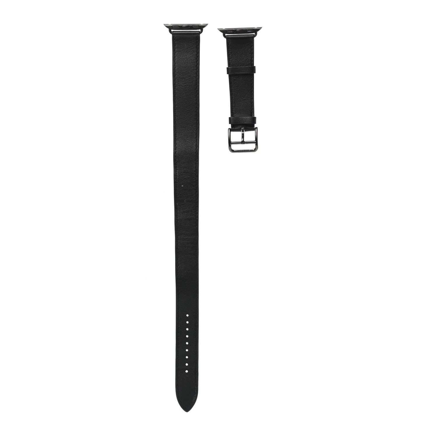 Hermes Swift 38mm Apple Watch Double Tour Band Black 1 of 4
