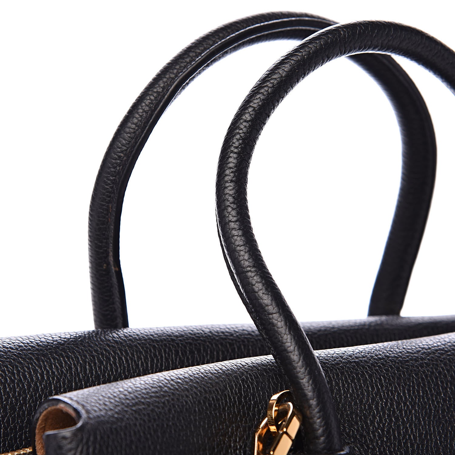MCM Grained Calfskin Medium Milla Tote Black 14 of 14