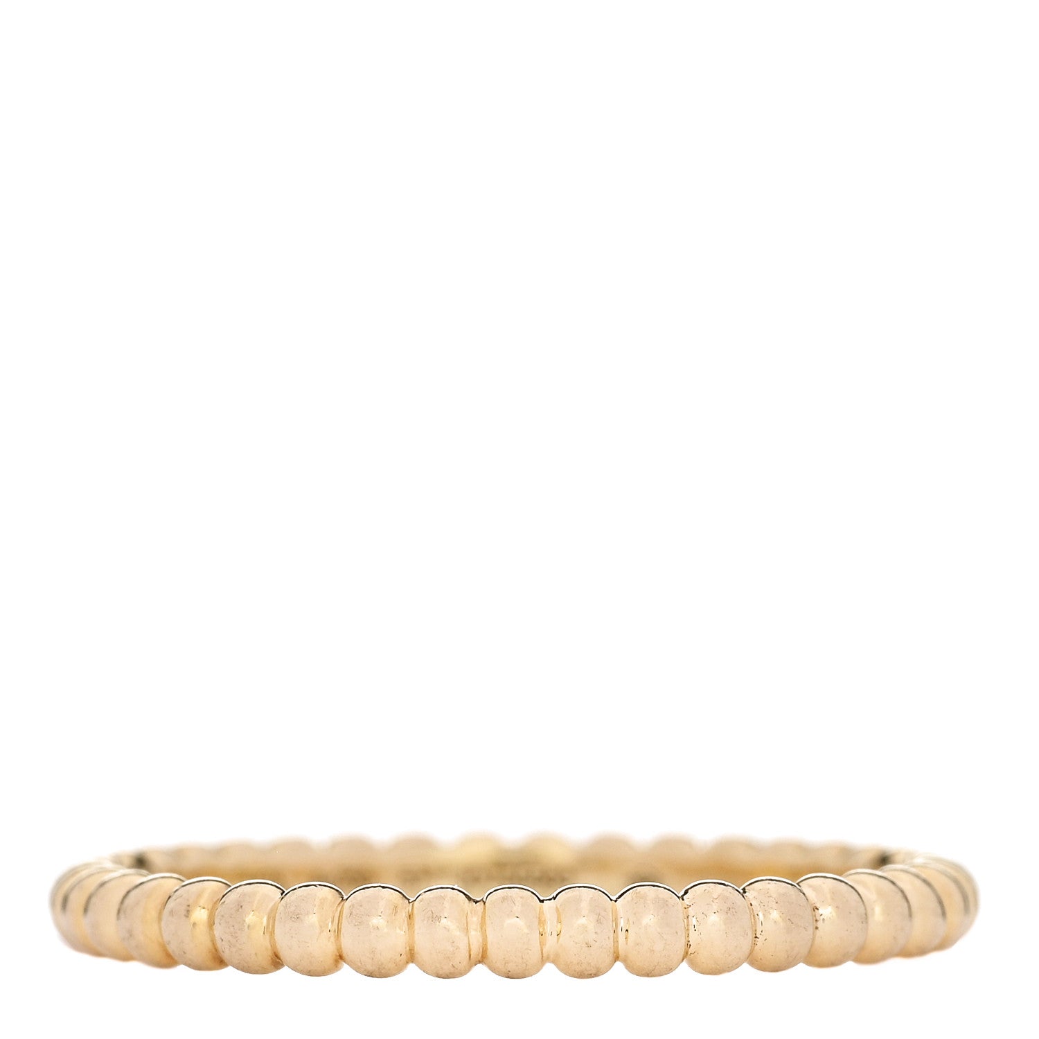Van Cleef & Arpels 18K Yellow Gold Small Perlee Ring 57 8 1 of 5