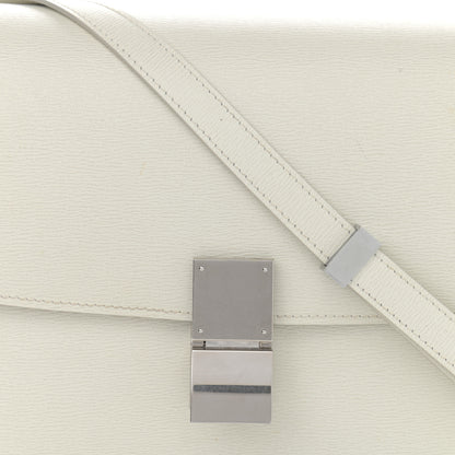 Celine Liege Calfskin Medium Classic Box Flap Bag White 9 of 11