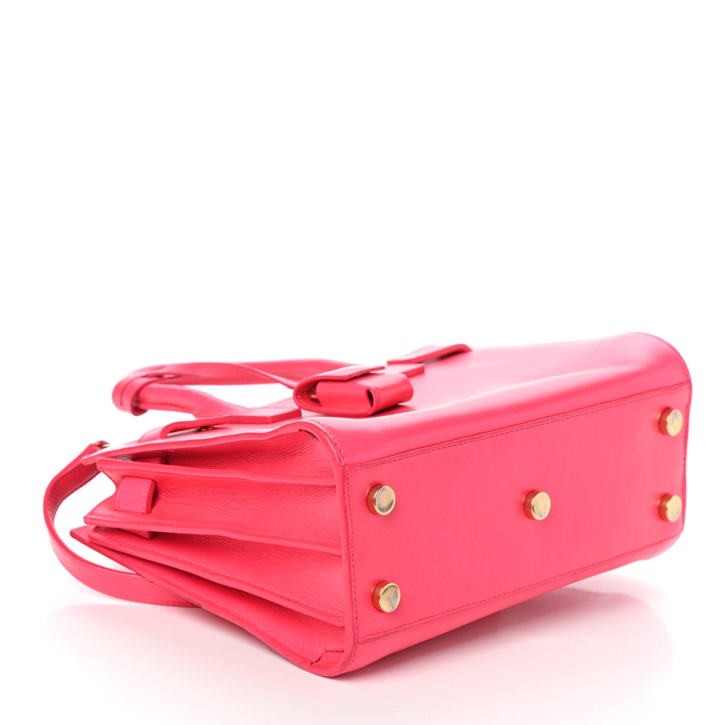 Calfskin Nano Sac De Jour Fluo Pink
