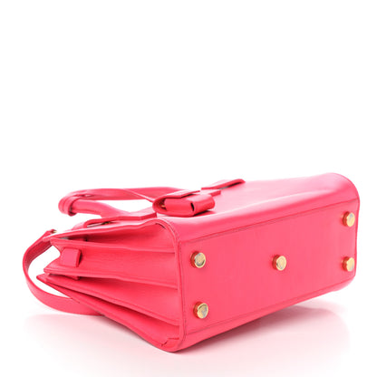 Saint Laurent Calfskin Nano Sac De Jour Fluo Pink 4 of 10