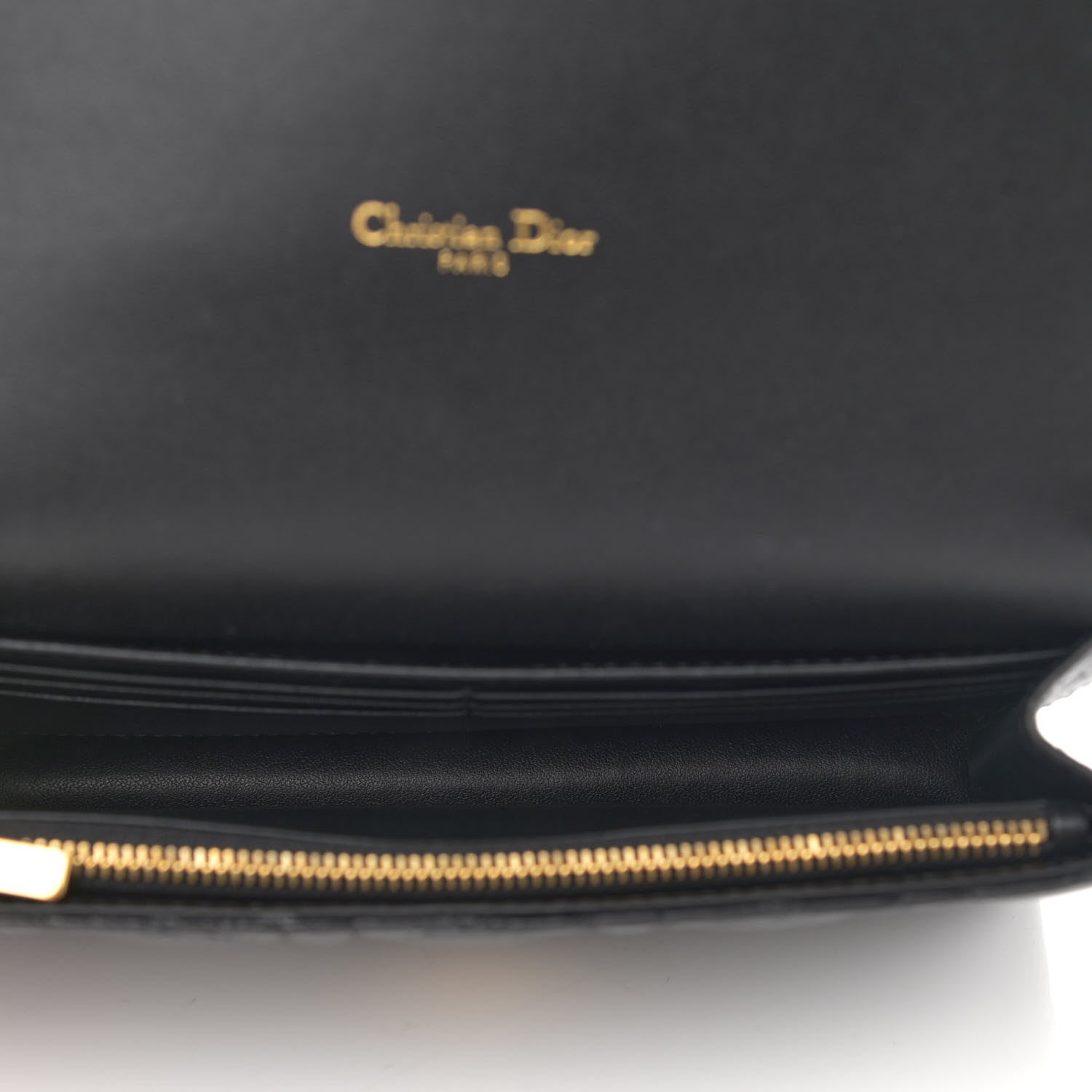 Christian Dior Supple Calfskin Caro Pouch with Chain Black 5 of 11
