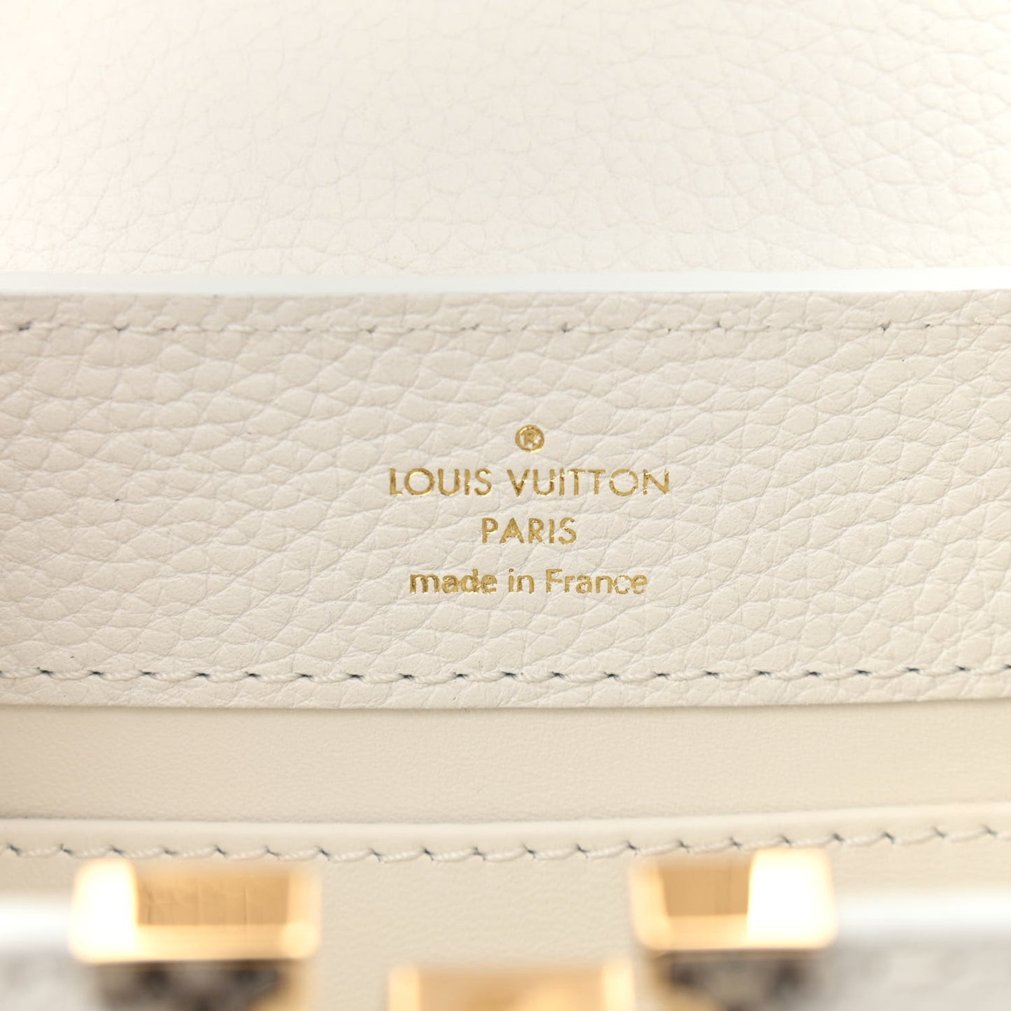 Taurillon Ayers Capucines Mini White Snow White