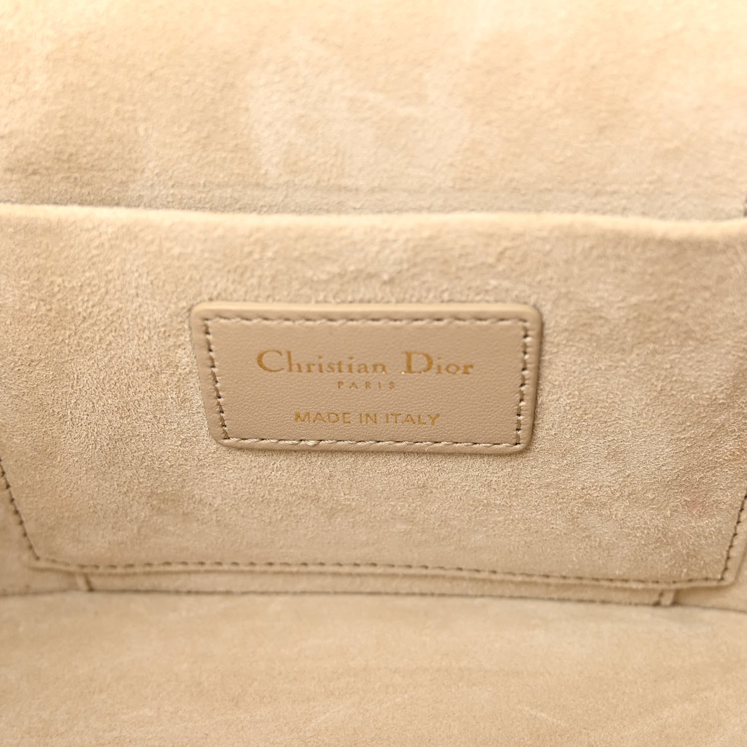 Christian Dior Lambskin Cannage Small Diortravel Vanity Case Light Beige 6 of 10