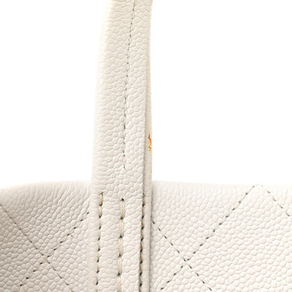 Chanel Grained Calfskin CC Pocket Tote White 11 of 12