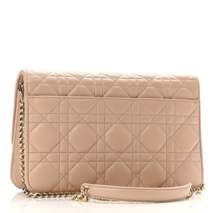 Christian Dior Lambskin Cannage Miss Dior Promenade Pouch Beige 3 of 10