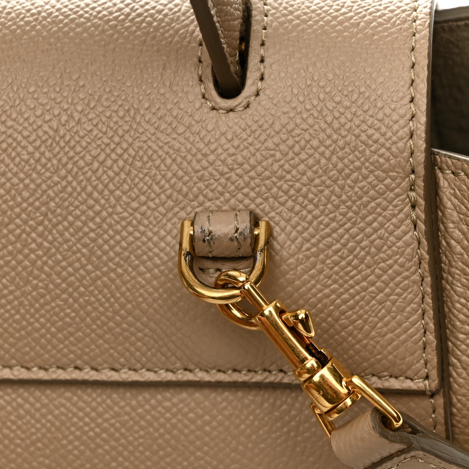 Celine Grained Calfskin Nano Belt Bag Light Taupe 12 of 12