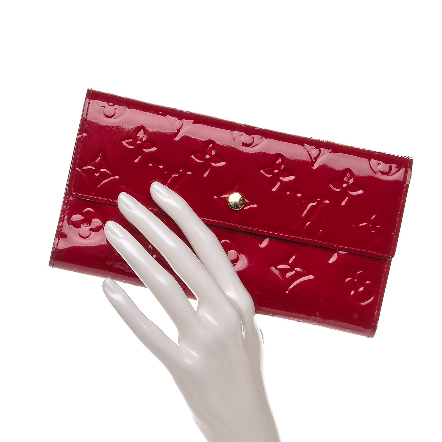 Vernis Porte Tresor International Wallet Pomme D'Amour