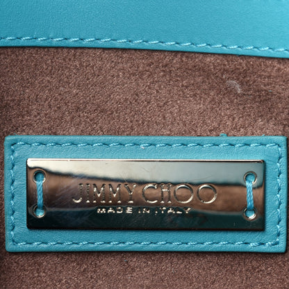 Jimmy Choo Suede Riley Tote Turquoise 7 of 12