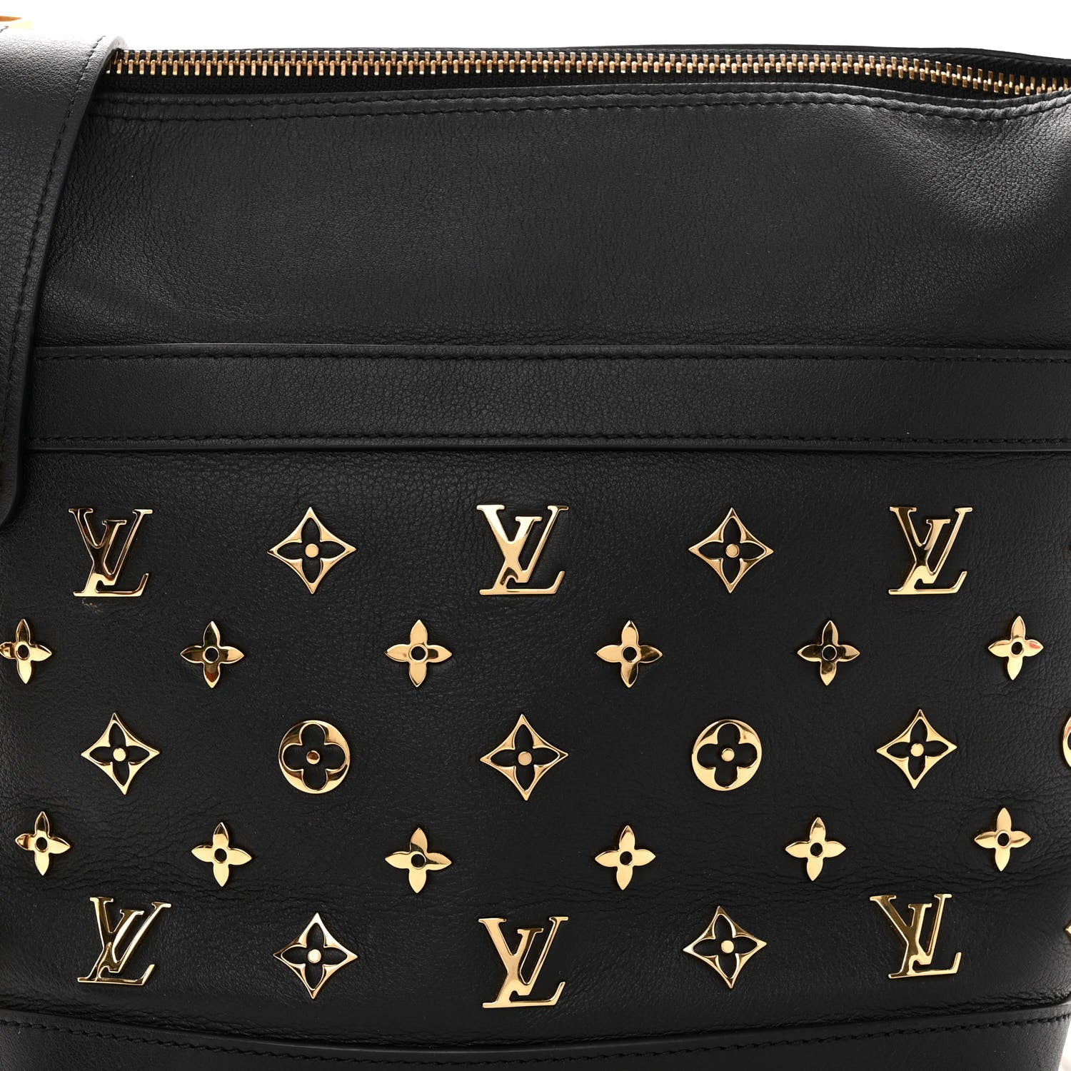 Louis Vuitton Calfskin Monogram Cruiser PM Black 7 of 9