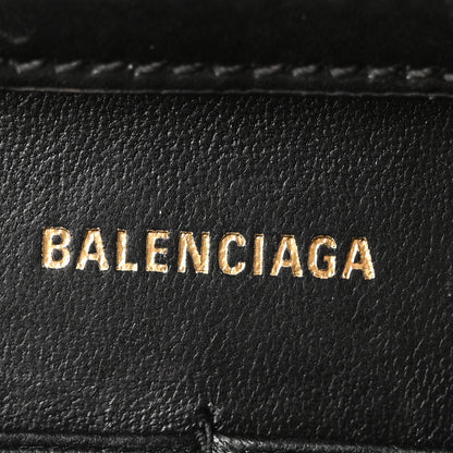 Balenciaga Shiny Box Calfskin Hourglass Chain Bag Black 6 of 9