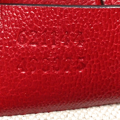 Gucci Patent Calfskin Medium Horsebit 1955 Tote Bag New Cherry Red 7 of 10
