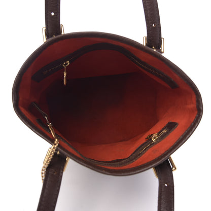 Louis Vuitton Damier Ebene Marais Bucket 23 5 of 9