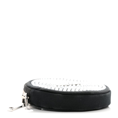 Miu Miu Raso Crystal Starlight Nano Circle Mini Bag Black 3 of 9