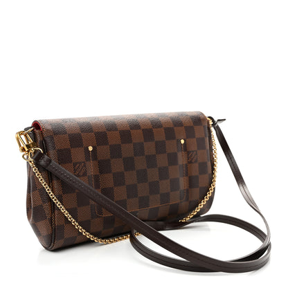 Louis Vuitton Damier Ebene Favorite MM 3 of 10
