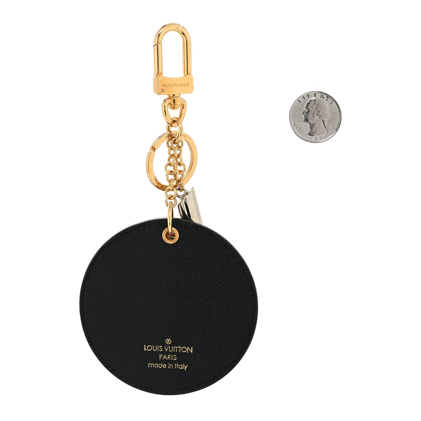 Reverse Monogram Night Lights Bag Charm Key Ring