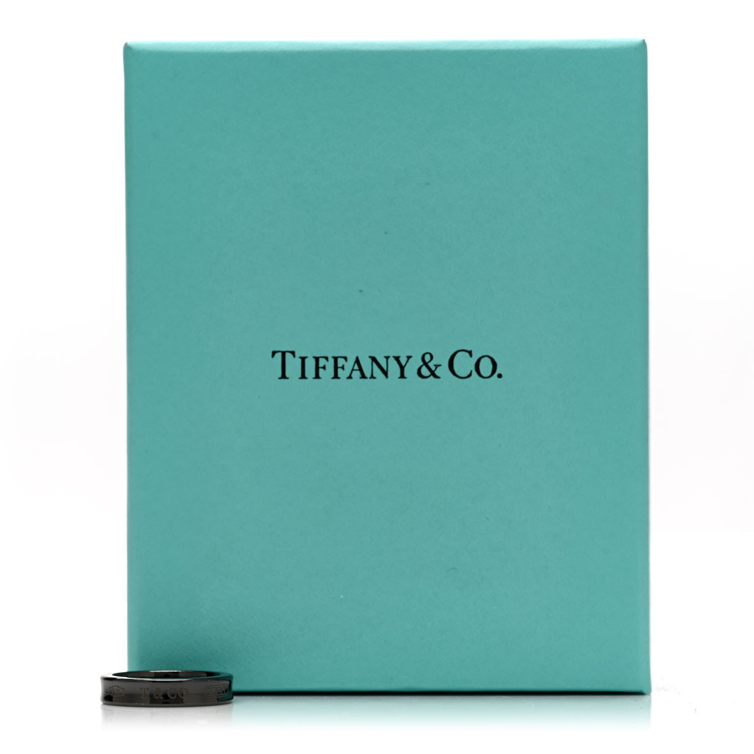 Tiffany Titanium 4mm 1837 Narrow Ring 48 4.5 5 of 5