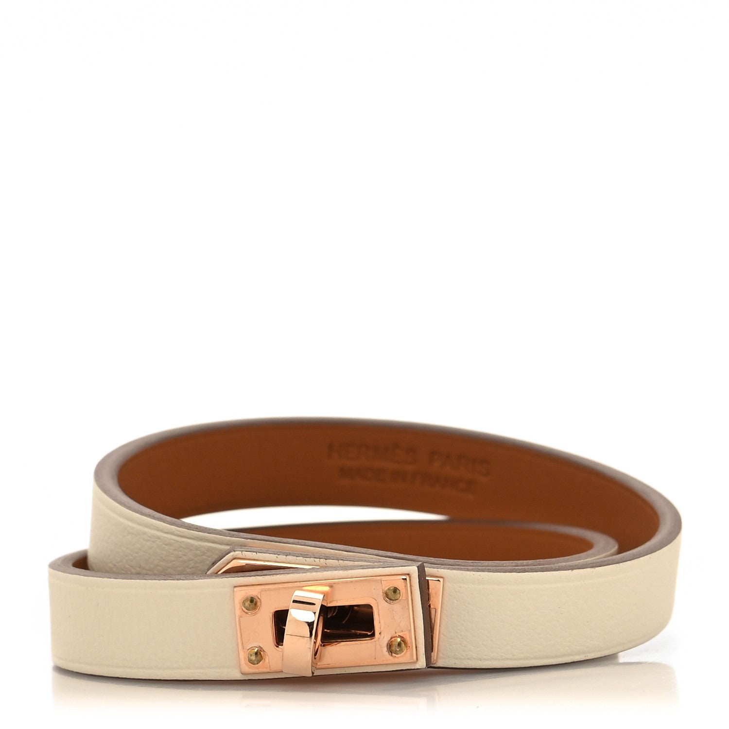 Hermes Swift Mini Kelly Double Tour Bracelet T2 Nata 1 of 6