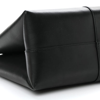 Mansur Gavriel Calfskin Mini Folded Bag Black Flamma 8 of 13