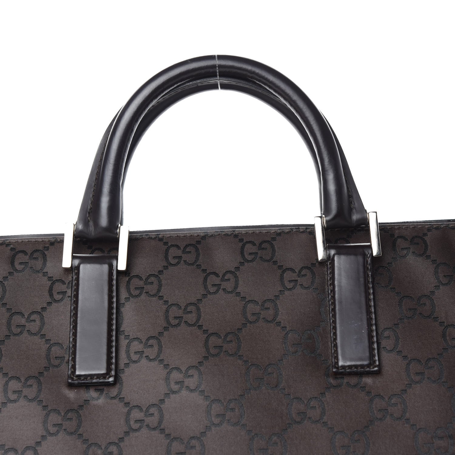 Gucci Nylon Monogram Travel Bag Dark Brown 10 of 10