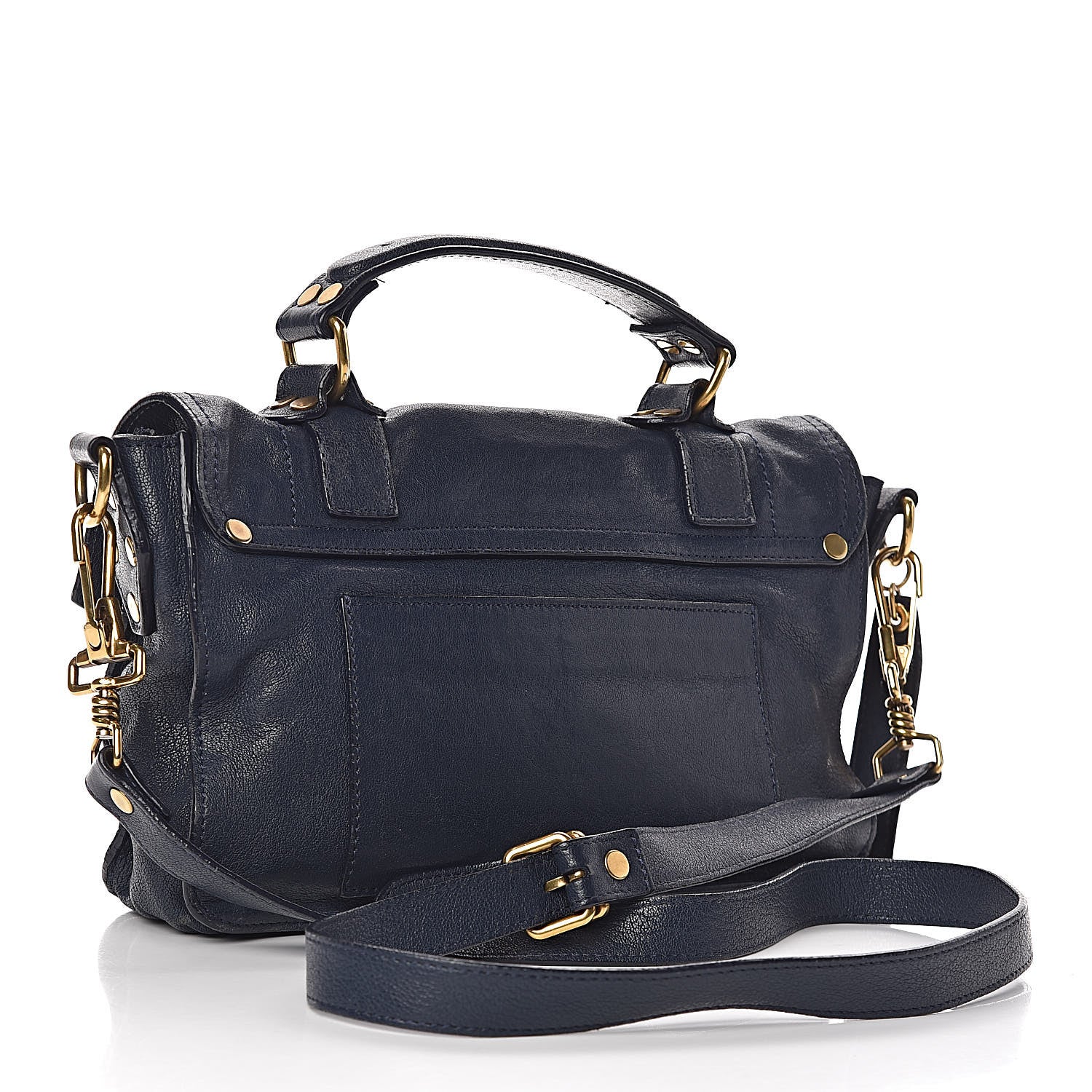 Proenza Schouler Lambskin Tiny PS1 Satchel Midnight 3 of 24