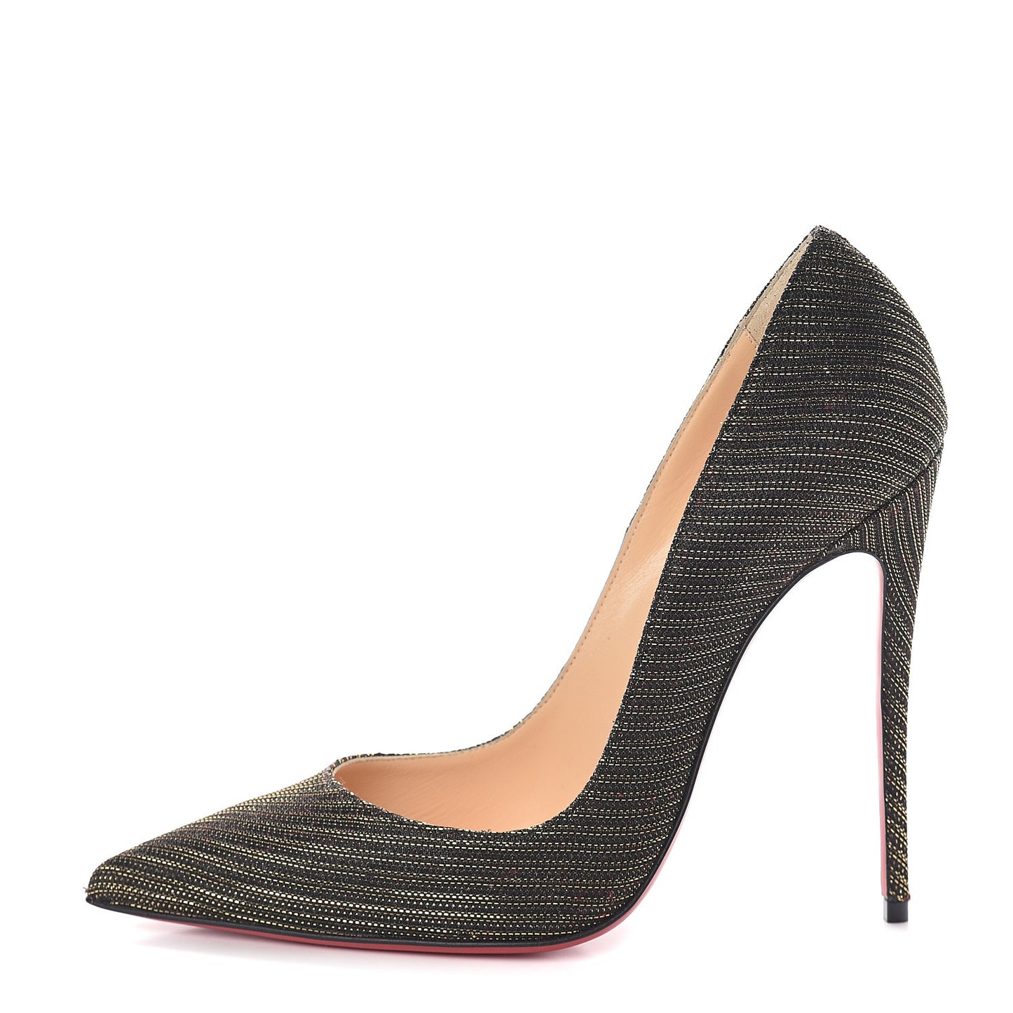 Glitter Chain So Kate 120 Pumps 39.5 Black Gold