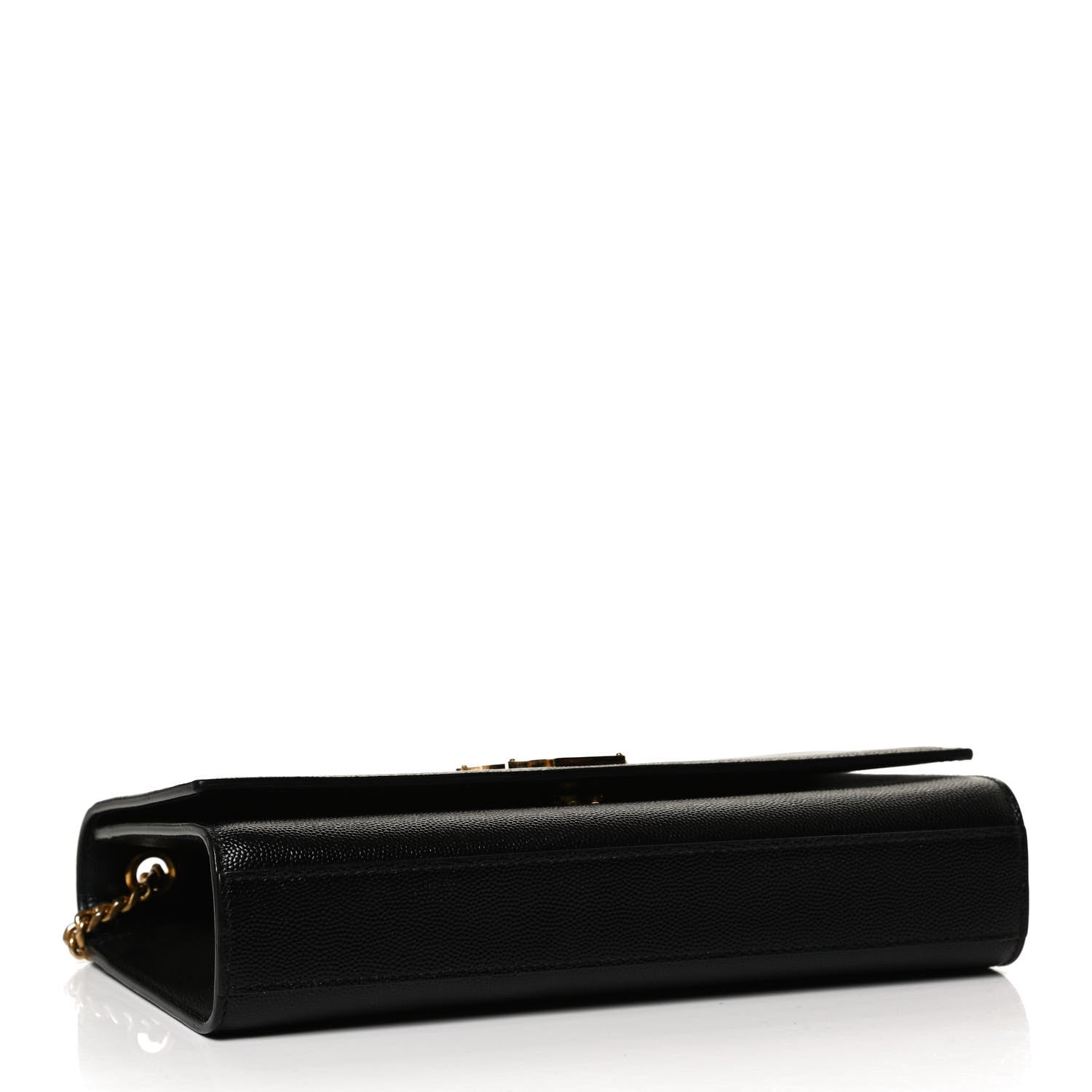 Saint Laurent Grain De Poudre Medium Classic Monogram Kate Satchel Black 4 of 10