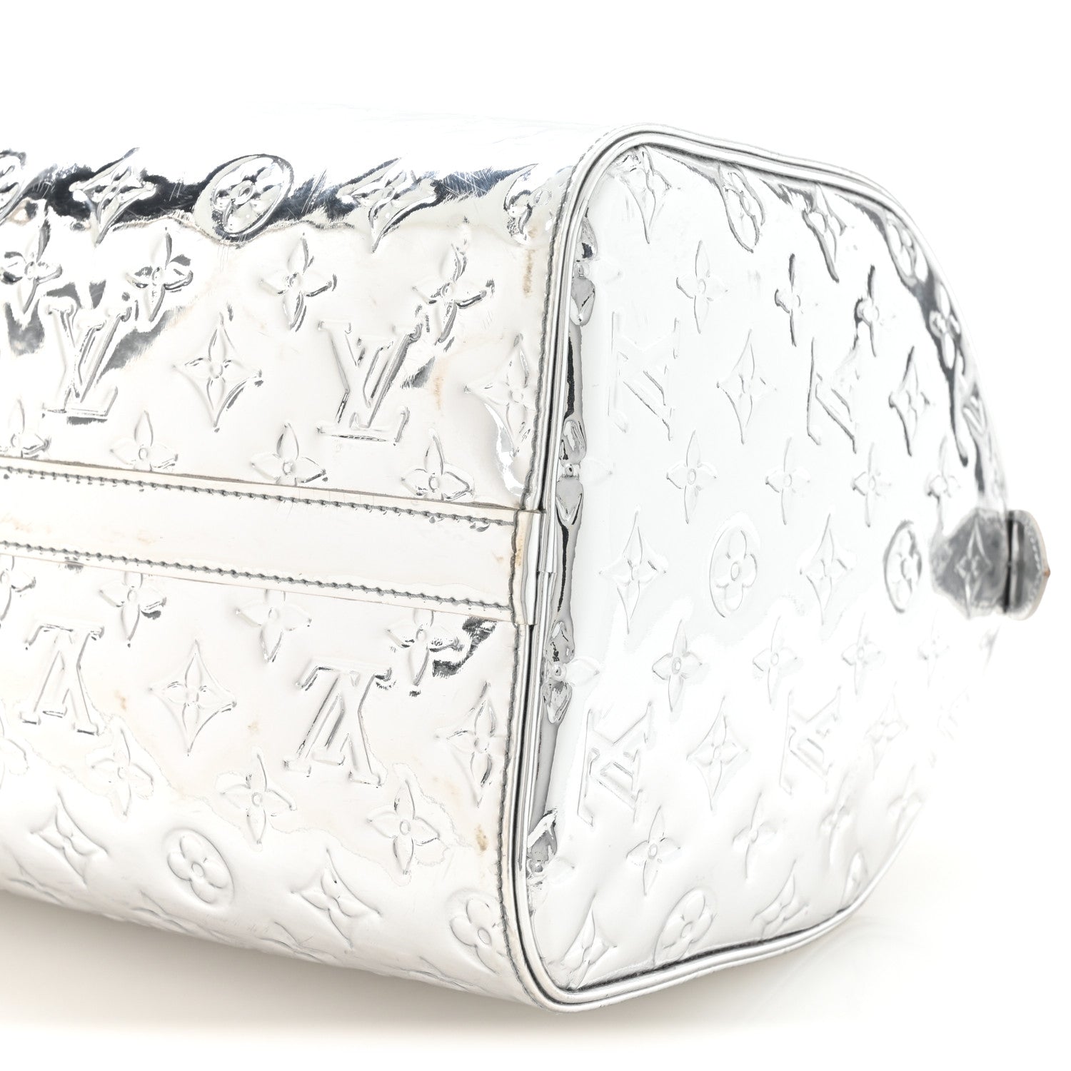 Louis Vuitton Monogram Miroir Speedy 30 Silver 8 of 9