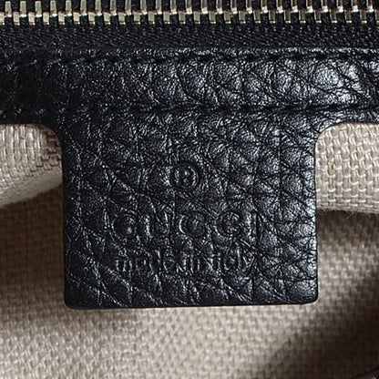 Gucci Leather Icon Bit Medium Hobo Black 6 of 7