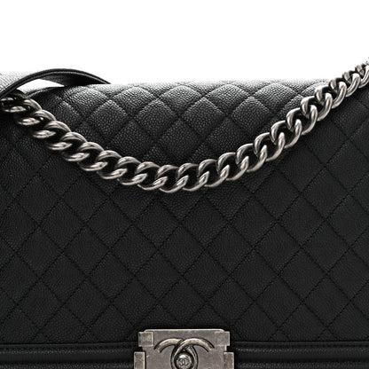 Chanel Caviar Quilted New Medium Boy Flap Black 8 of 11