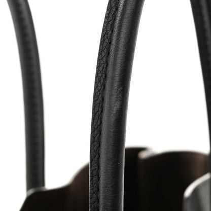 Louis Vuitton Calfskin Monogram Kimono Tote PM Black 10 of 13