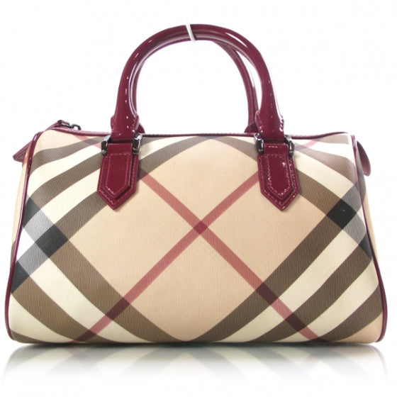 Nova Check Chester Bowling Bag Raspberry Sorbet