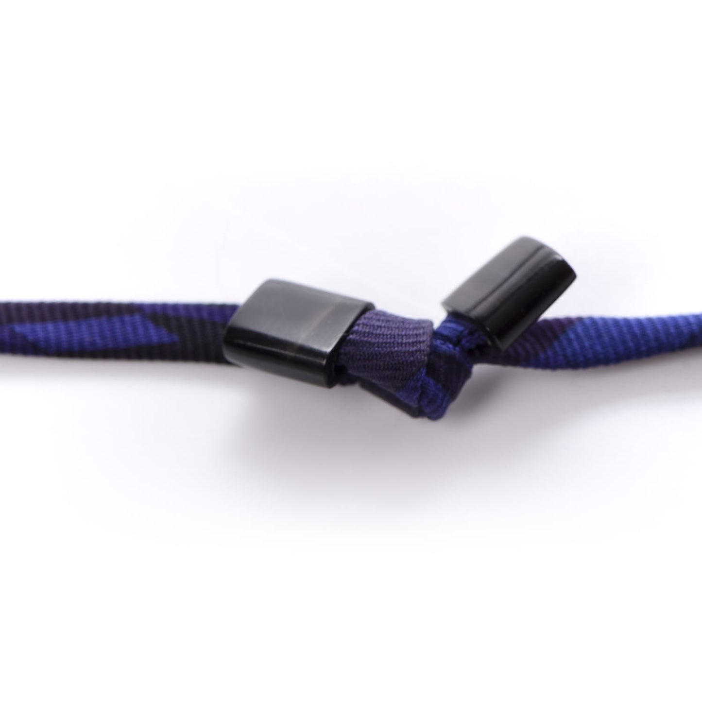 Lacquered Buffalo Horn Small Dip Dye Pendant Necklace Bleu Imperial